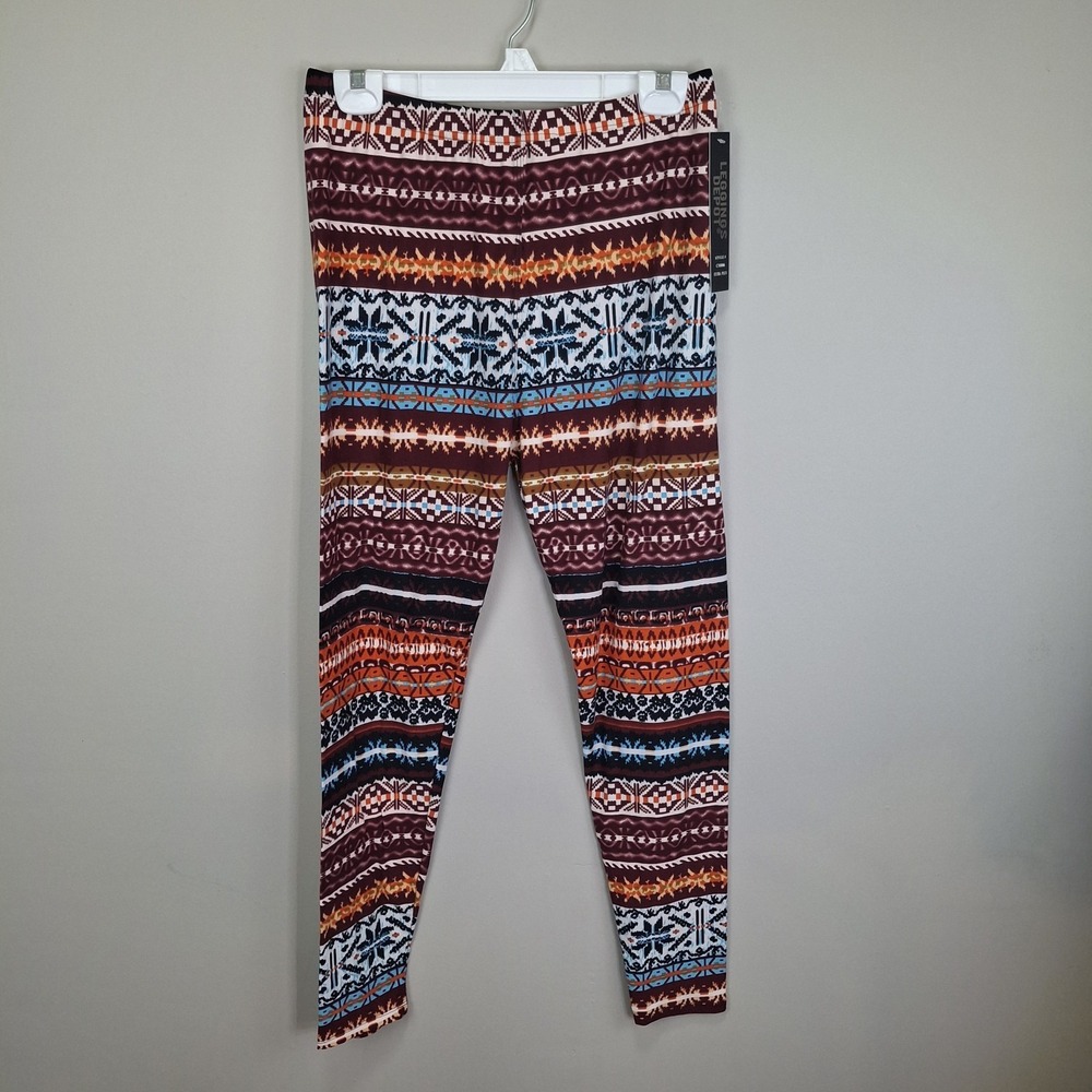 Leggings Depot Tribal Fall Winter Stripes Poly Spandex Leggings Extra Plus Size